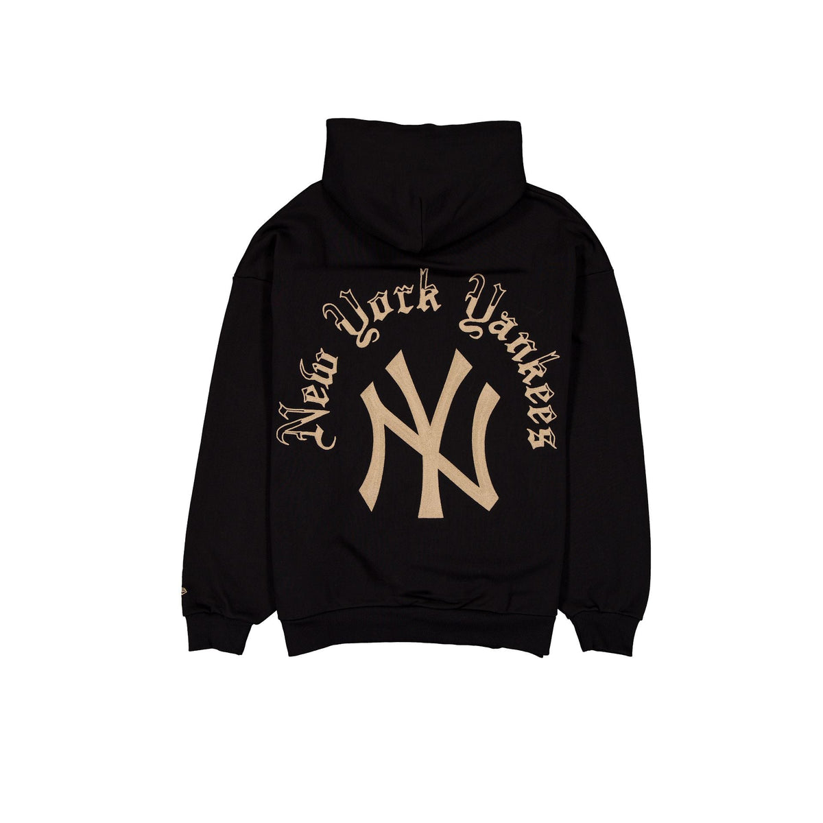 New York Yankees Gothic Lettering Black Hoodie