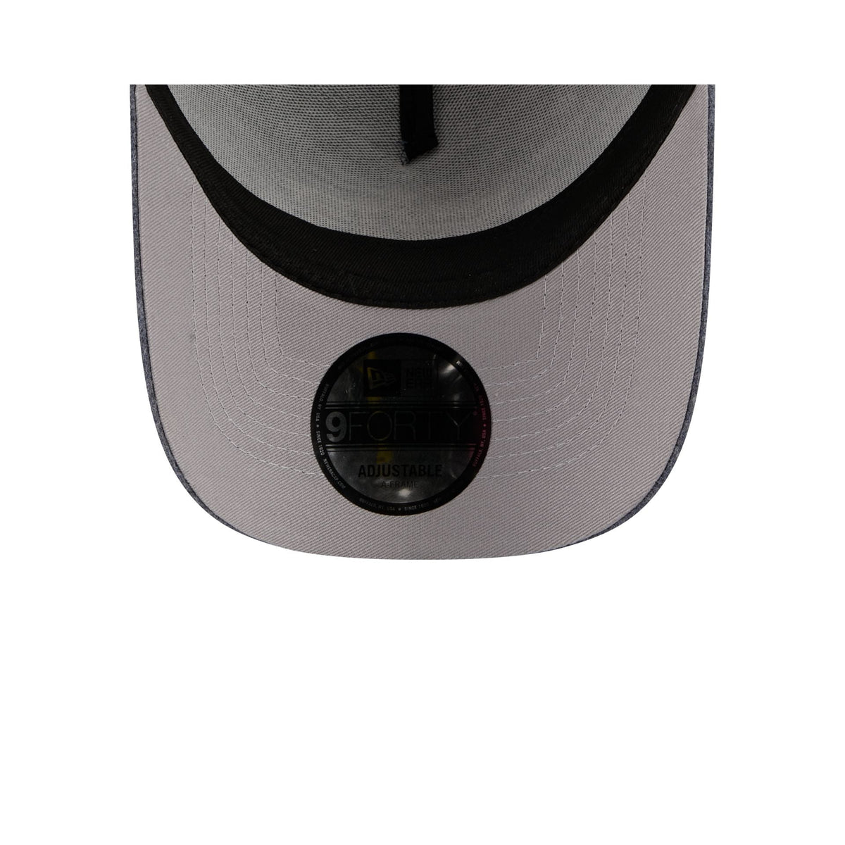 Houston Astros Navy Brushed Chambray 9FORTY A-Frame Trucker Hat