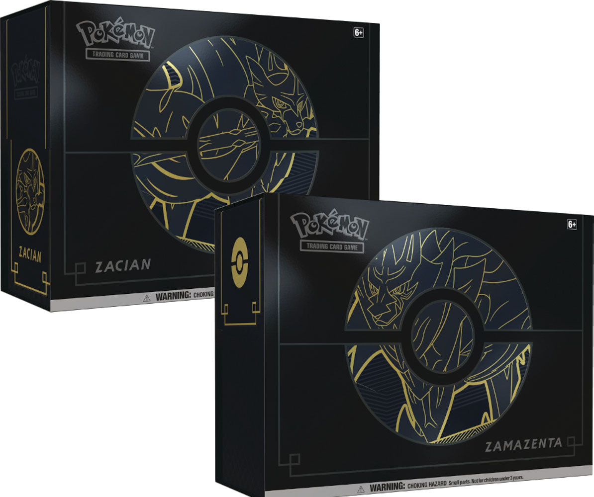 🔥2026 Christmas Gift🎄 : Sword & Shield - Elite Trainer Box (ETB) Plus Zacian or Zamazenta