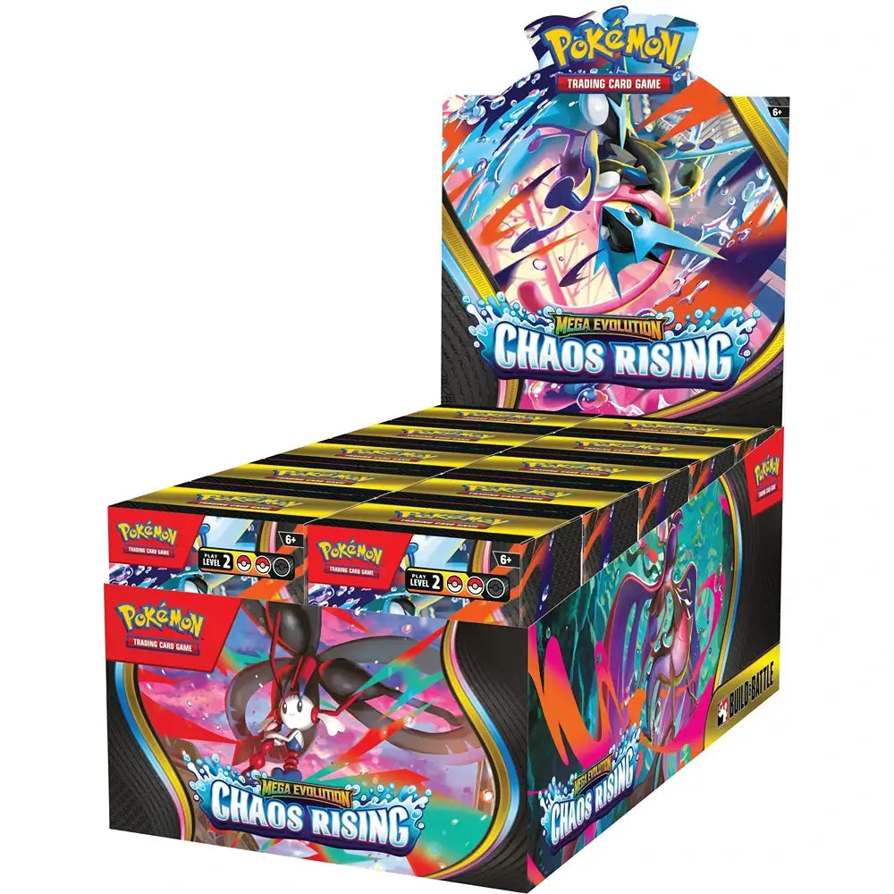 🔥2026 Christmas Gift🎄: Mega Evolution - Chaos Rising Build & Battle Box Display (10)