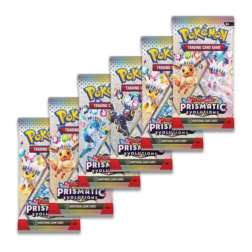 🔥2026 Christmas Gift🎄: Scarlet & Violet - Prismatic Evolutions Booster Bundle (6)