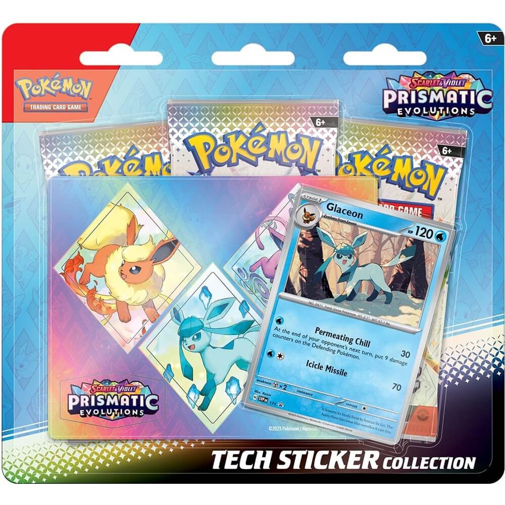 🔥2026 Christmas Gift🎄: Scarlet & Violet - Prismatic Evolutions Tech Sticker Collection