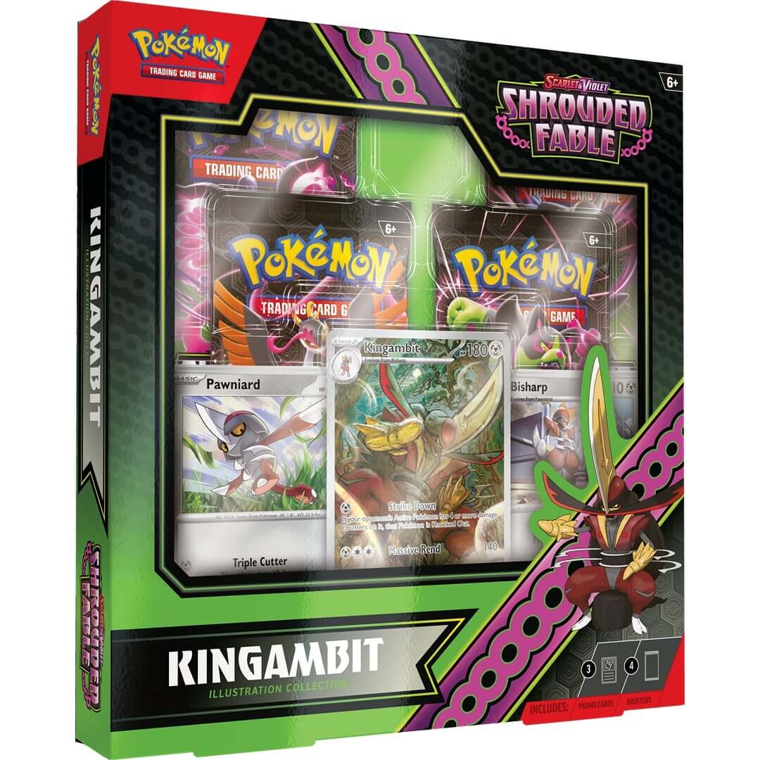 🔥2026 Christmas Gift🎄: Scarlet & Violet—Shrouded Fable Kingambit Illustration Collection Box