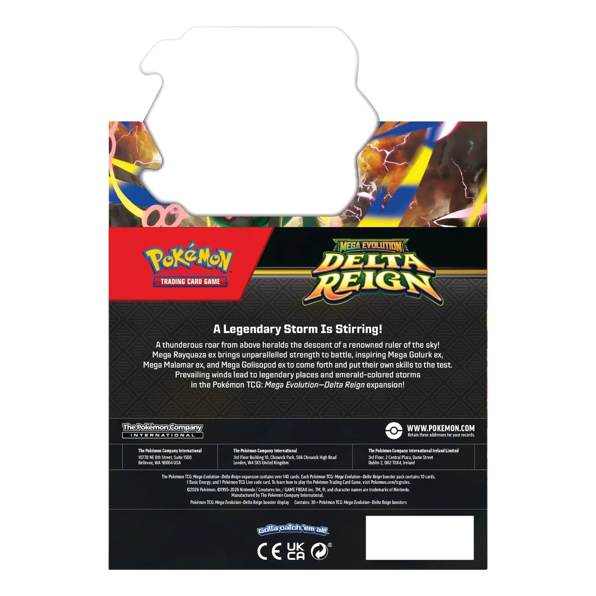 🔥2026 Christmas Gift🎄: Mega Evolution - Delta Reign Booster Box (36 Booster Packs) (Pre-Order)
