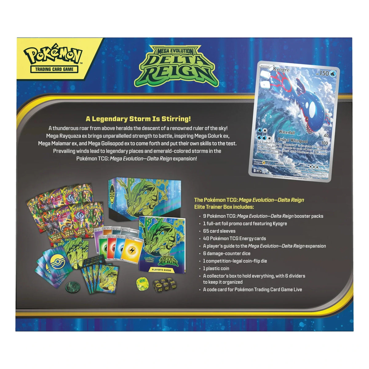 🔥2026 Christmas Gift🎄: Mega Evolution - Delta Reign Elite Trainer Box (ETB) (Pre-Order)