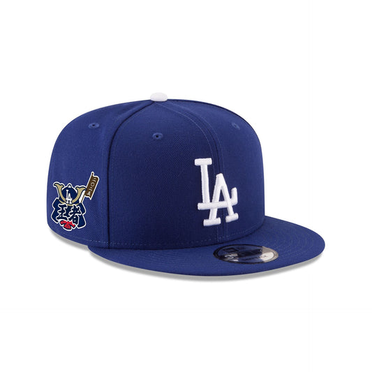 Los Angeles Dodgers 2025 World Series Champions Samurai Patch 9FIFTY Snapback Hat