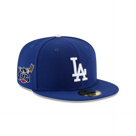 Los Angeles Dodgers 2025 World Series Champions Samurai Patch 59FIFTY Fitted Hat
