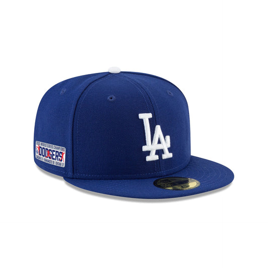 Los Angeles Dodgers 2025 World Series Champions Players Patch 59FIFTY Fitted Hat