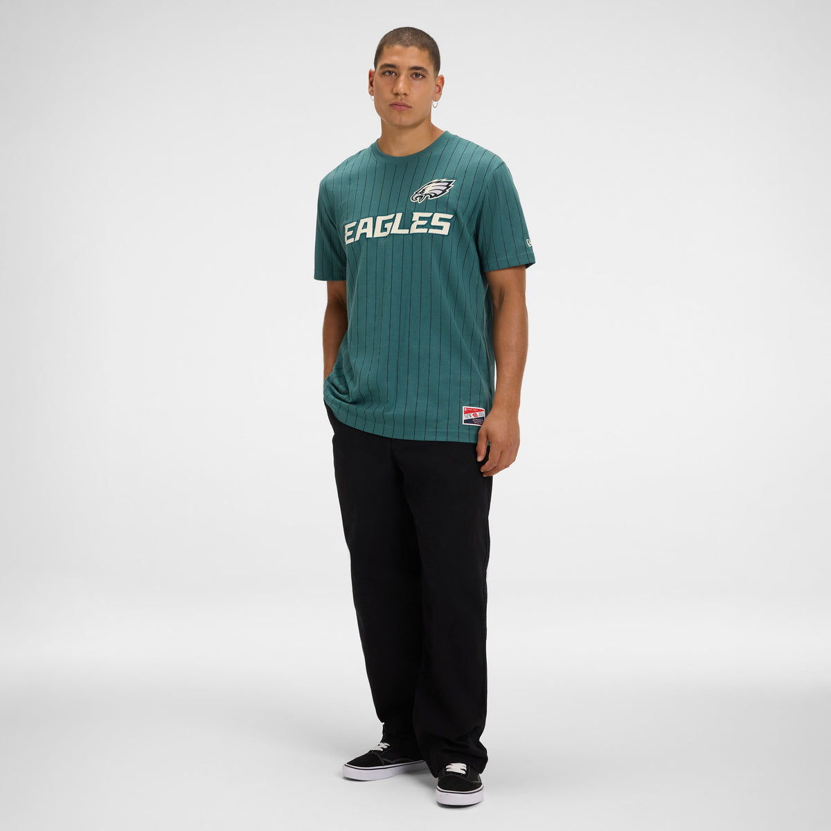 Philadelphia Eagles Throwback Retro Pinstripe T-Shirt