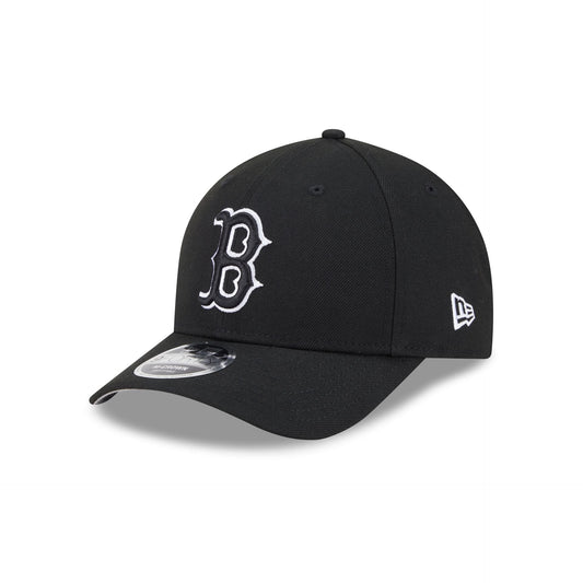 Boston Red Sox Black Authentic Collection 9FORTY M-Crown Snapback Hat