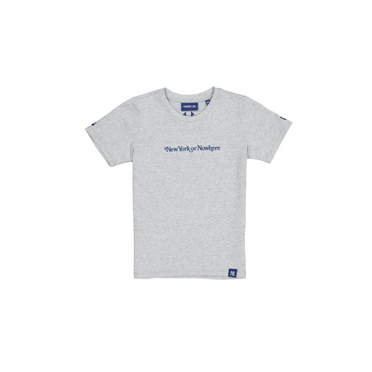 New York or Nowhere x New York Yankees Gray Youth T-Shirt