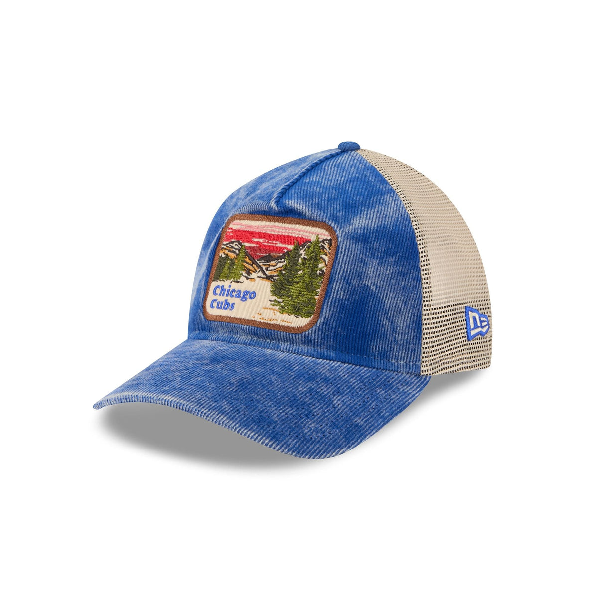 Chicago Cubs Vintage Landscape 9TWENTY A-Frame Trucker Hat
