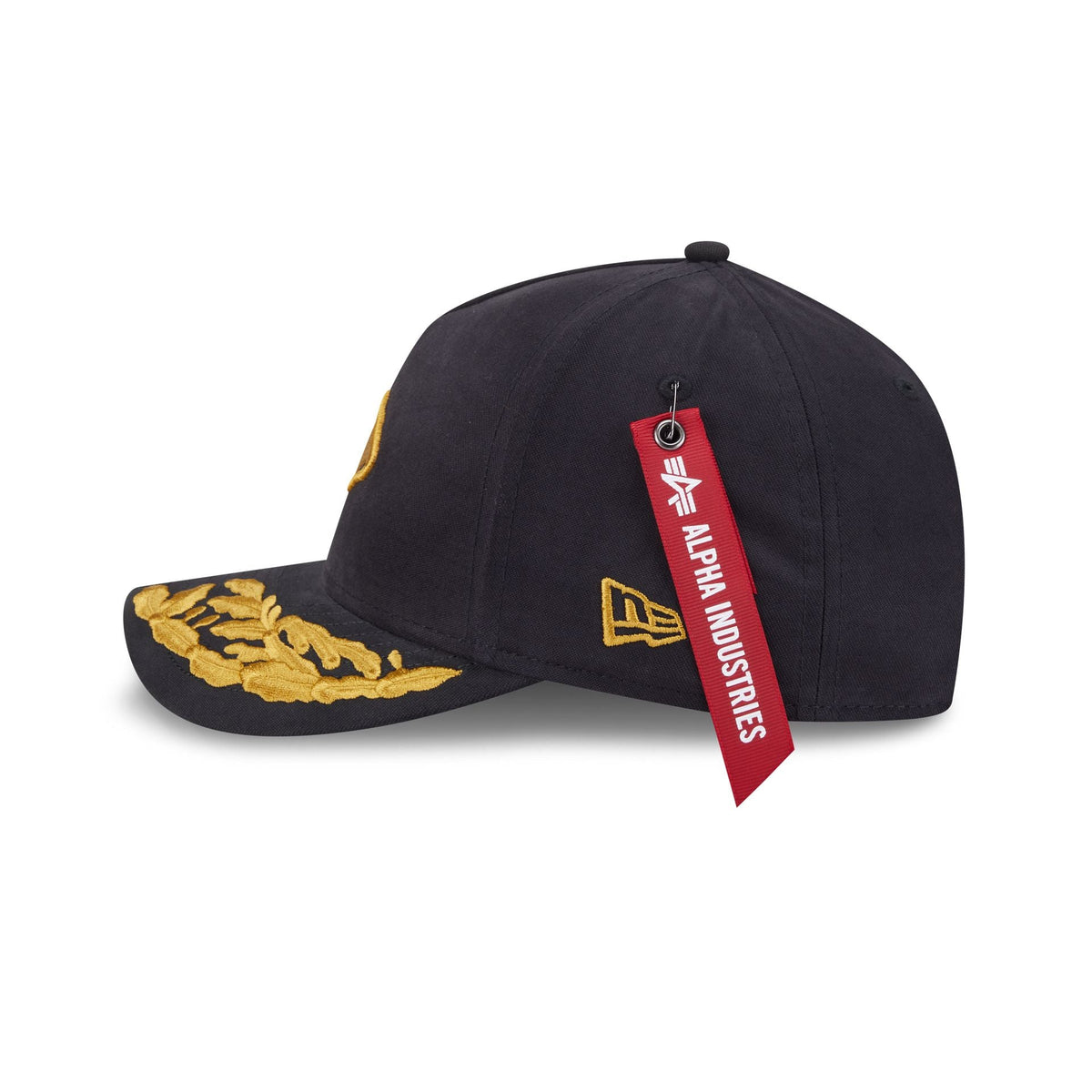 Alpha Industries x Kansas City Chiefs Black 9FORTY M-Crown A-Frame Snapback Hat