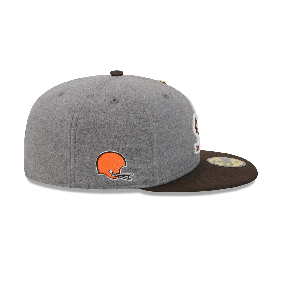 Cleveland Browns Heather Gray Wool 59FIFTY Fitted Hat