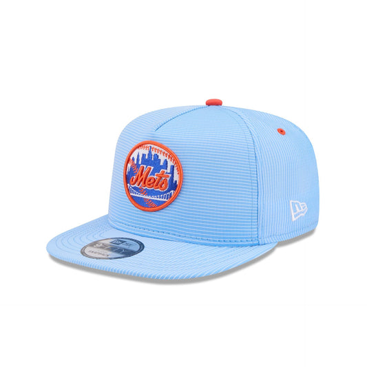 New York Mets Pinstripe Ripstop 9FIFTY A-Frame Snapback Hat