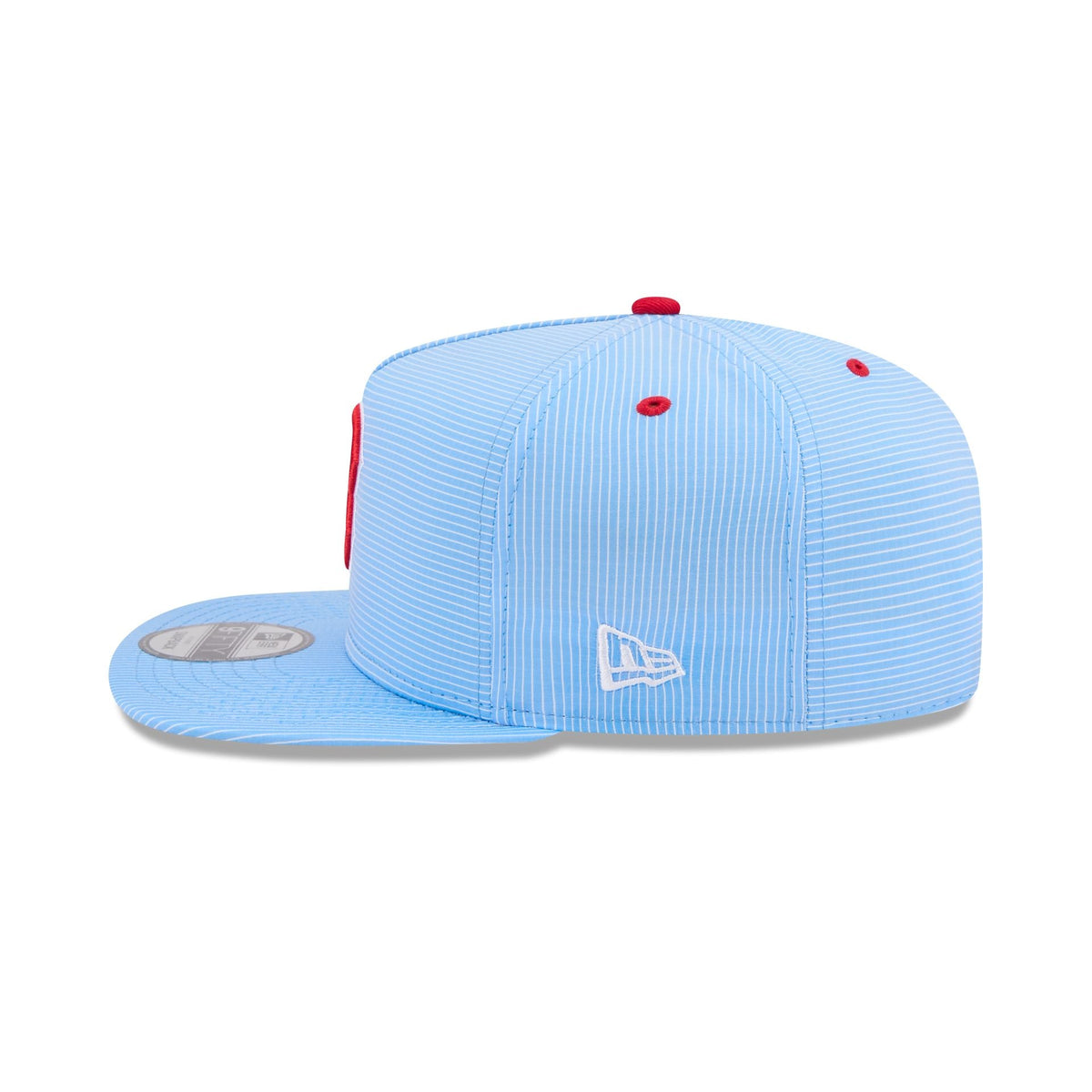 Boston Red Sox Pinstripe Ripstop 9FIFTY A-Frame Snapback Hat