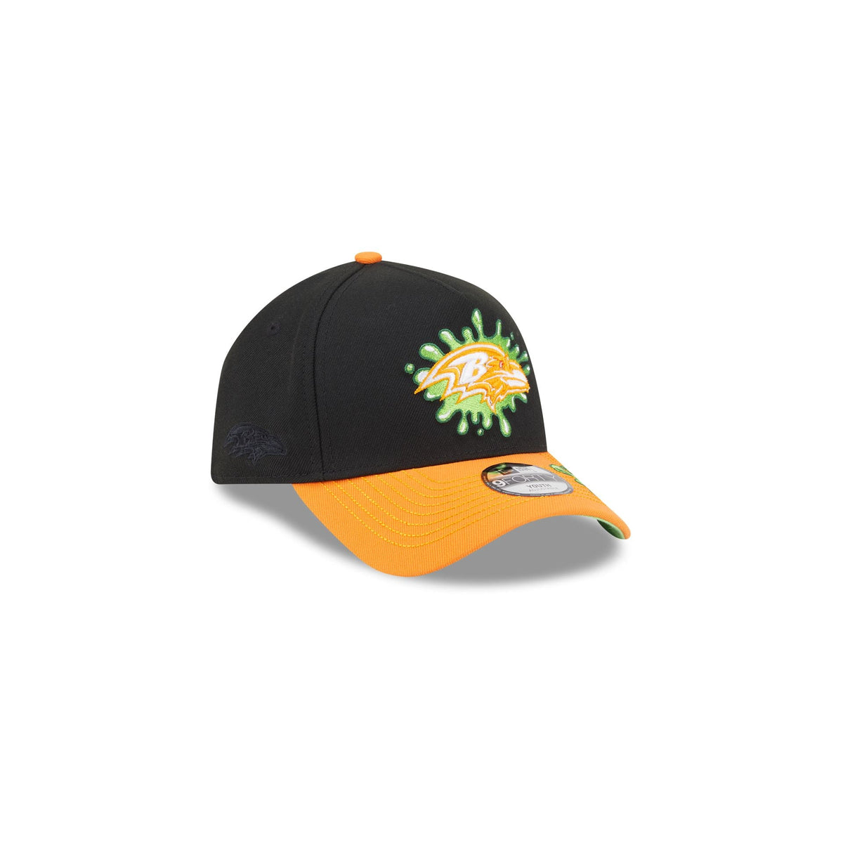 Nickelodeon Slime x Baltimore Ravens Kids 9FORTY A-Frame Snapback Hat