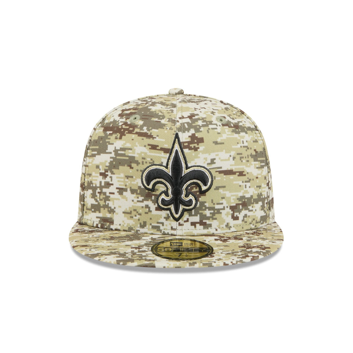 New Orleans Saints 2025 Salute to Service Fan Gear 59FIFTY Fitted Hat