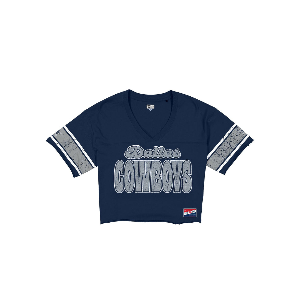 Dallas Cowboys Throwback Women's Cropped T-Shirt