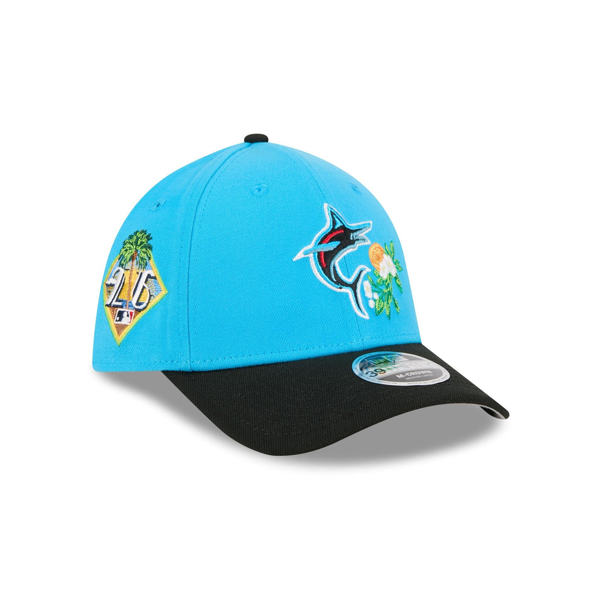 Miami Marlins 2026 Spring Training 39THIRTY M-Crown Stretch Fit Hat