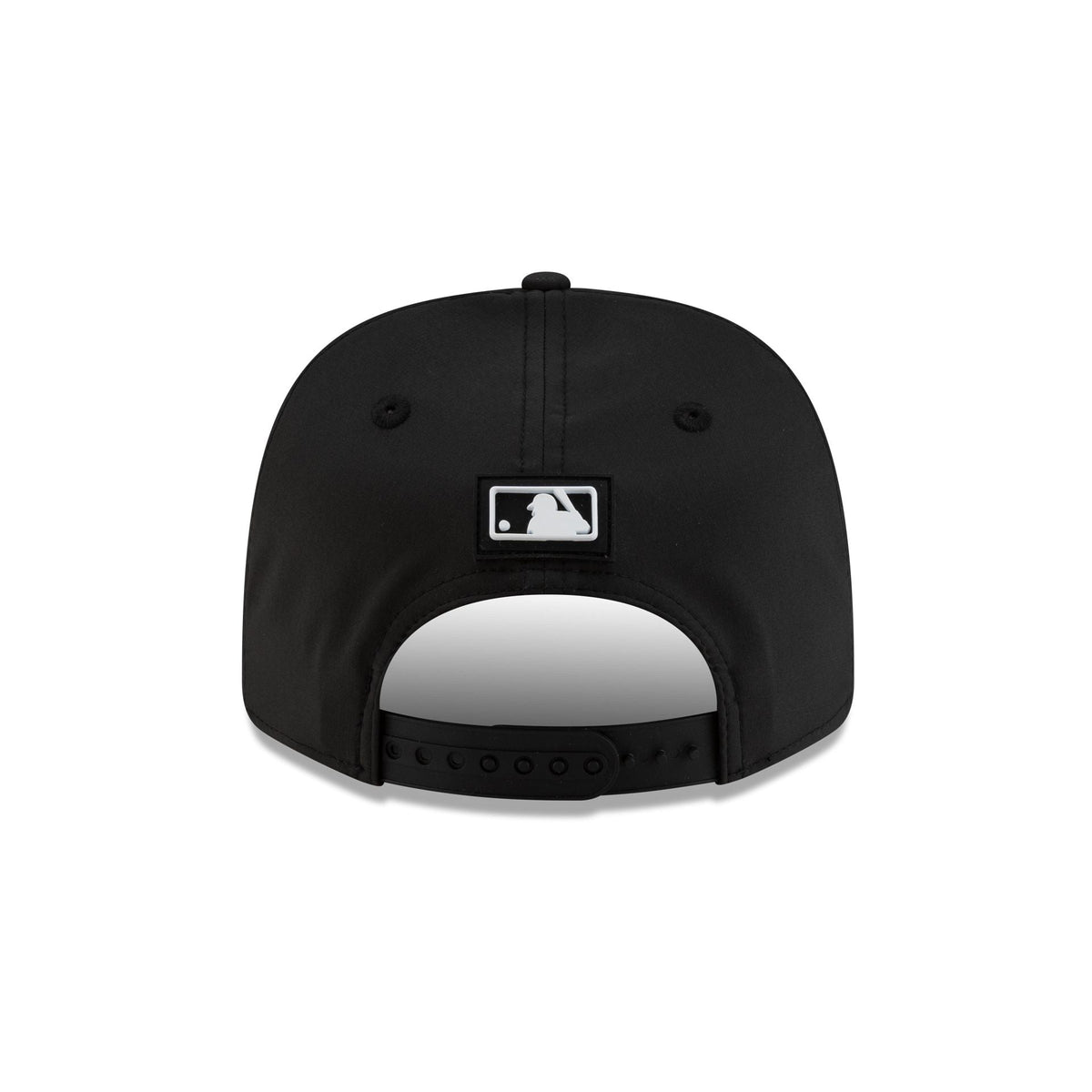 Athletics 2026 Clubhouse Black & White Split Panel 9SEVENTY Stretch-Snap Hat