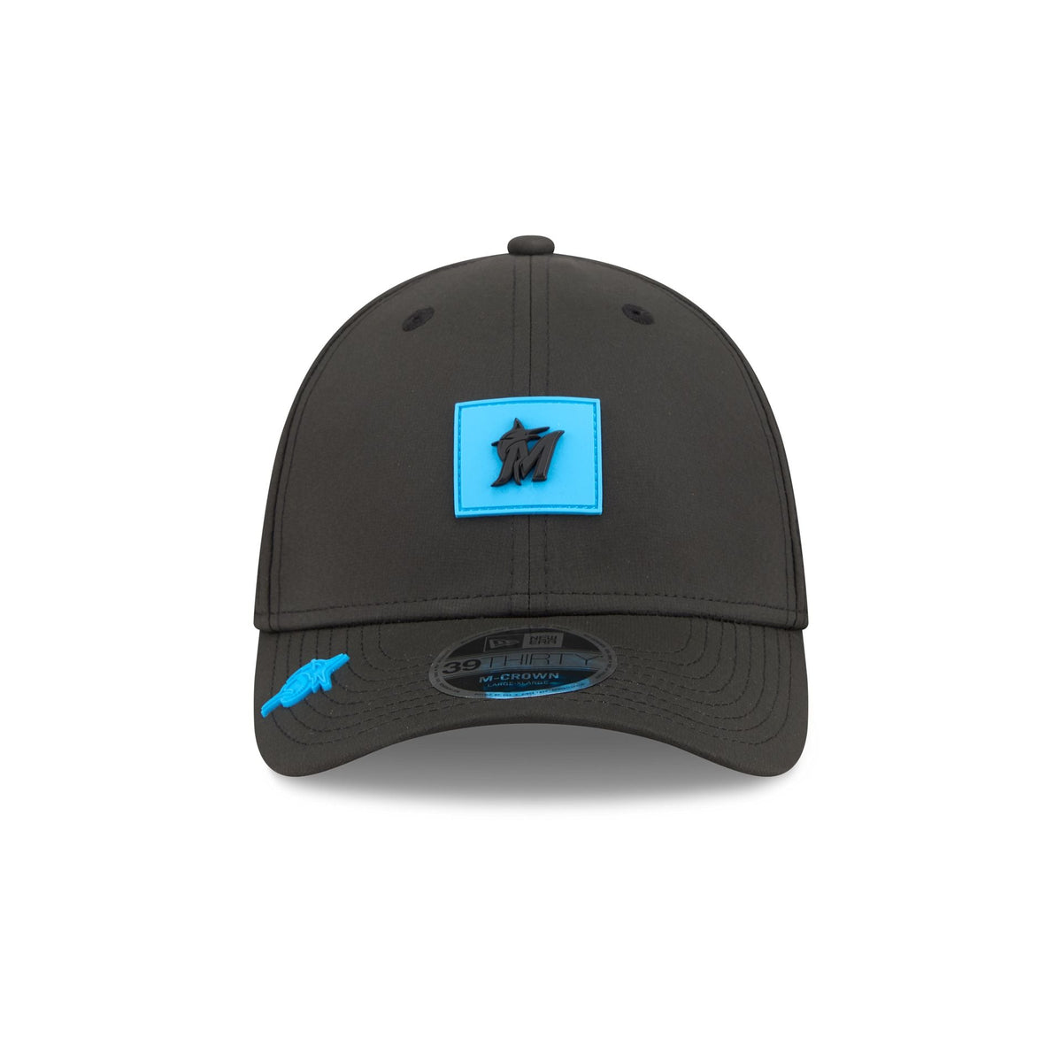 Miami Marlins 2026 Clubhouse 39THIRTY M-Crown Stretch Fit Hat