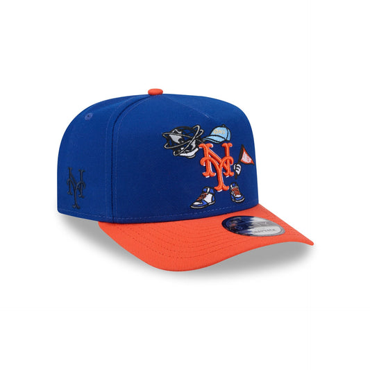 New York Mets Cartoon 9FIFTY A-Frame Snapback Hat