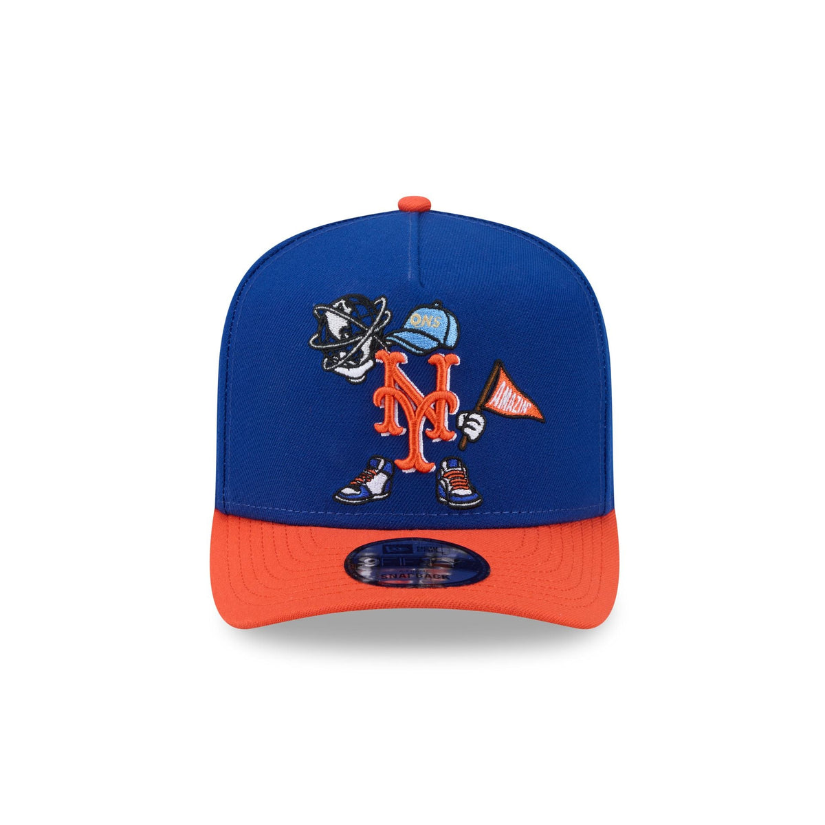 New York Mets Cartoon 9FIFTY A-Frame Snapback Hat