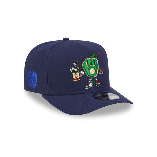 Milwaukee Brewers Cartoon 9FIFTY A-Frame Snapback Hat