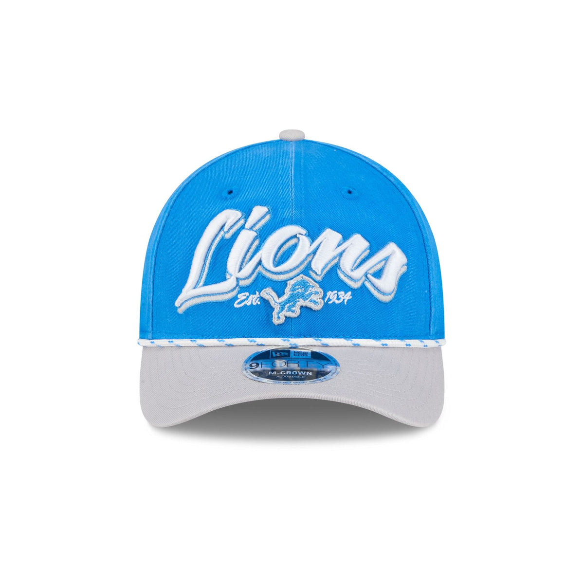 Detroit Lions Team Loyal 9FORTY M-Crown Snapback Hat