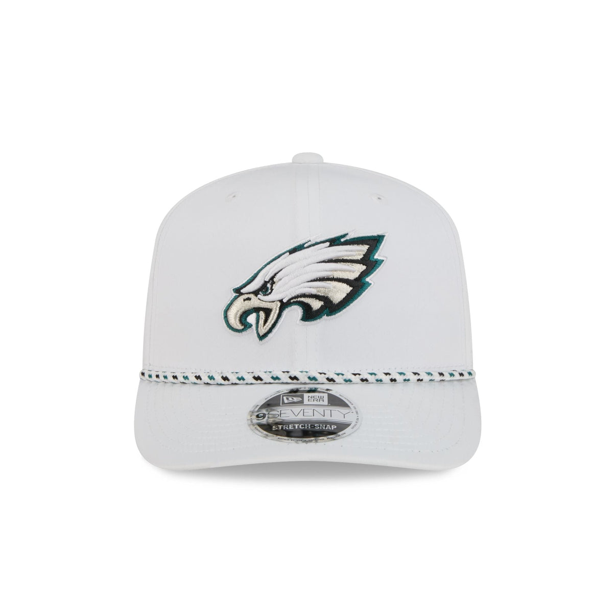 Philadelphia Eagles Optic White Performance Rope 9SEVENTY Stretch-Snap Hat