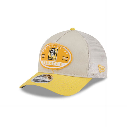 Pittsburgh Pirates Frayed 9FORTY M-Crown A-Frame Trucker Hat
