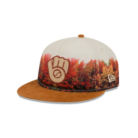 Milwaukee Brewers Fall Forest Retro Crown 9FIFTY Adjustable Hat