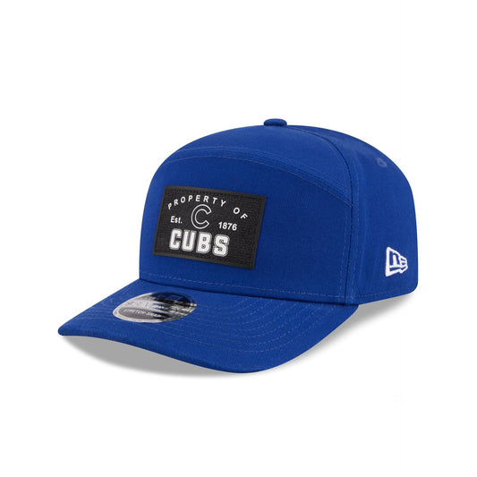 Chicago Cubs Property of Patch Split Panel 9SEVENTY Stretch-Snap Hat