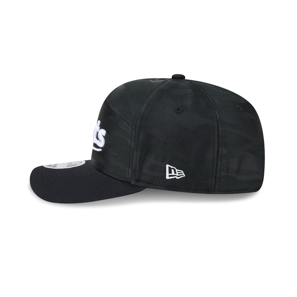 San Francisco Giants Black Camo Split Panel 9SEVENTY Stretch-Snap Hat