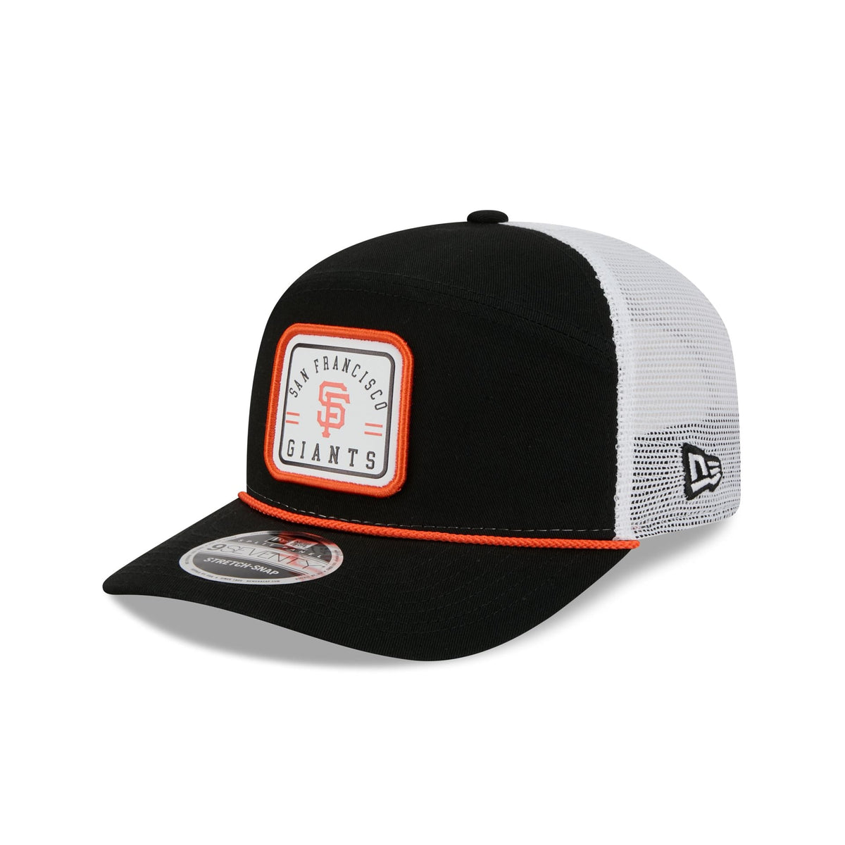 San Francisco Giants Square Patch Split Panel 9SEVENTY Trucker Hat