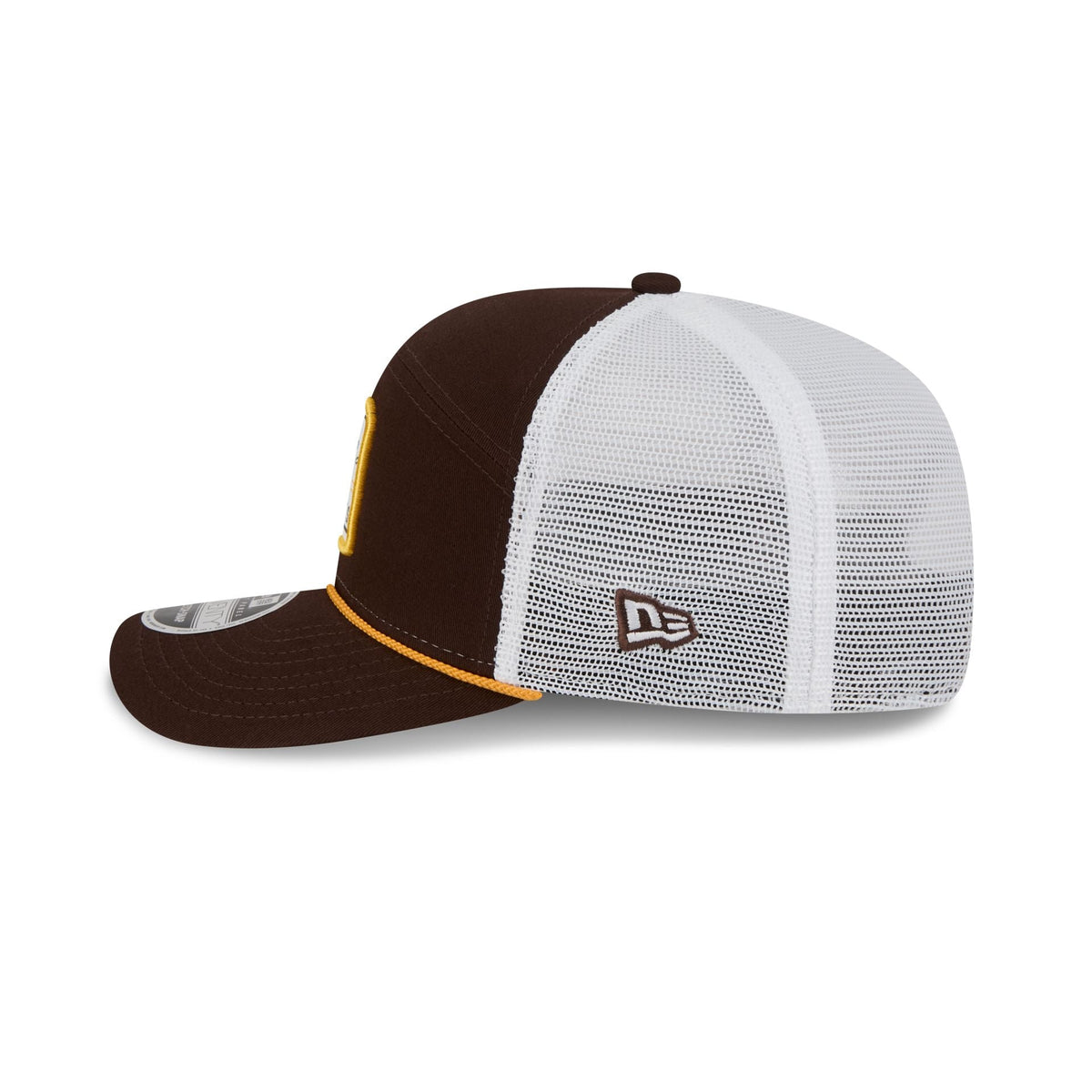 San Diego Padres Square Patch Split Panel 9SEVENTY Trucker Hat