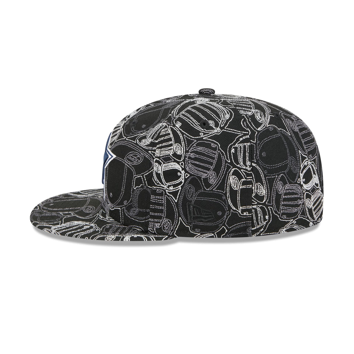 Dallas Cowboys Cap Scramble 59FIFTY Fitted Hat