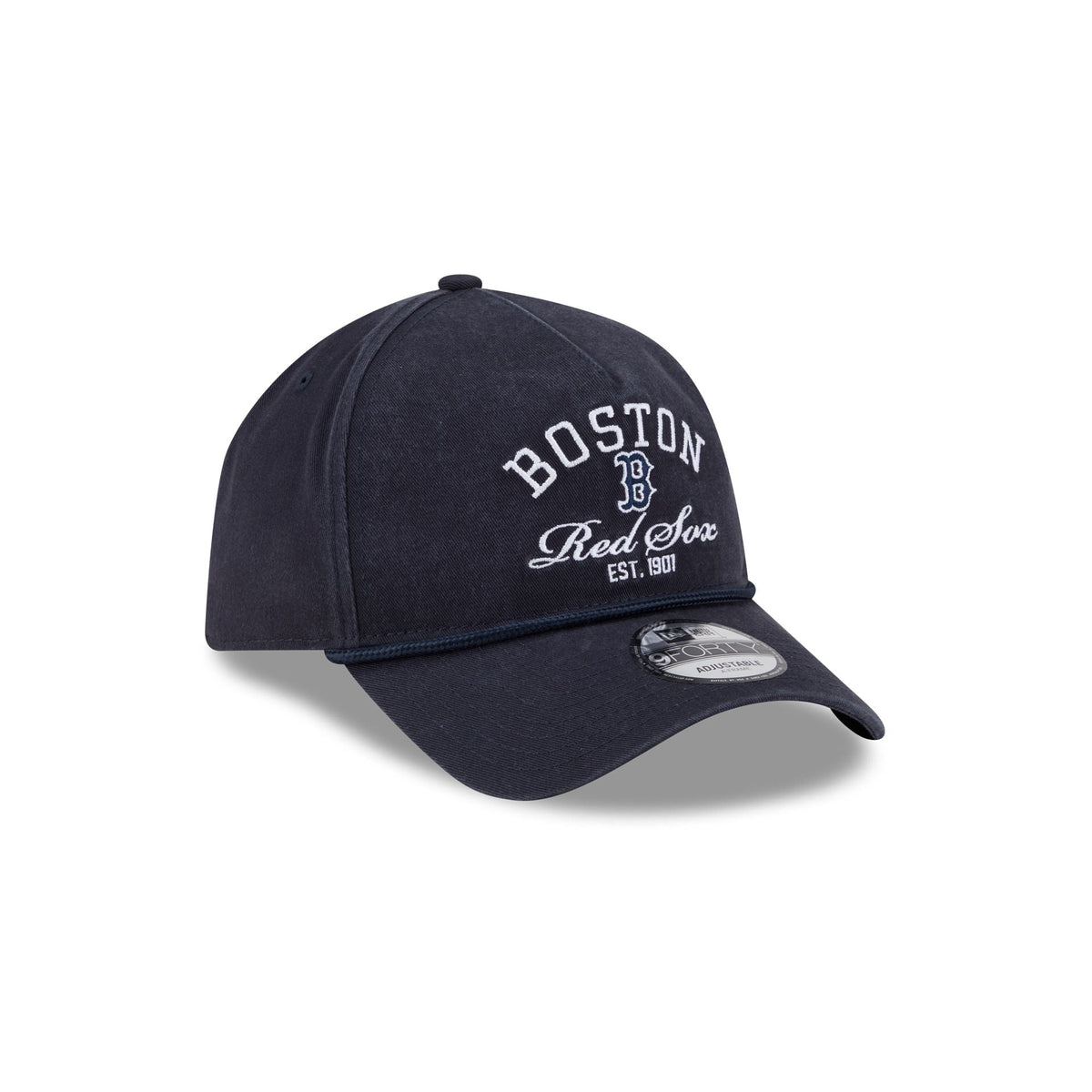 Boston Red Sox Stacked Rope 9FORTY A-Frame Snapback Hat