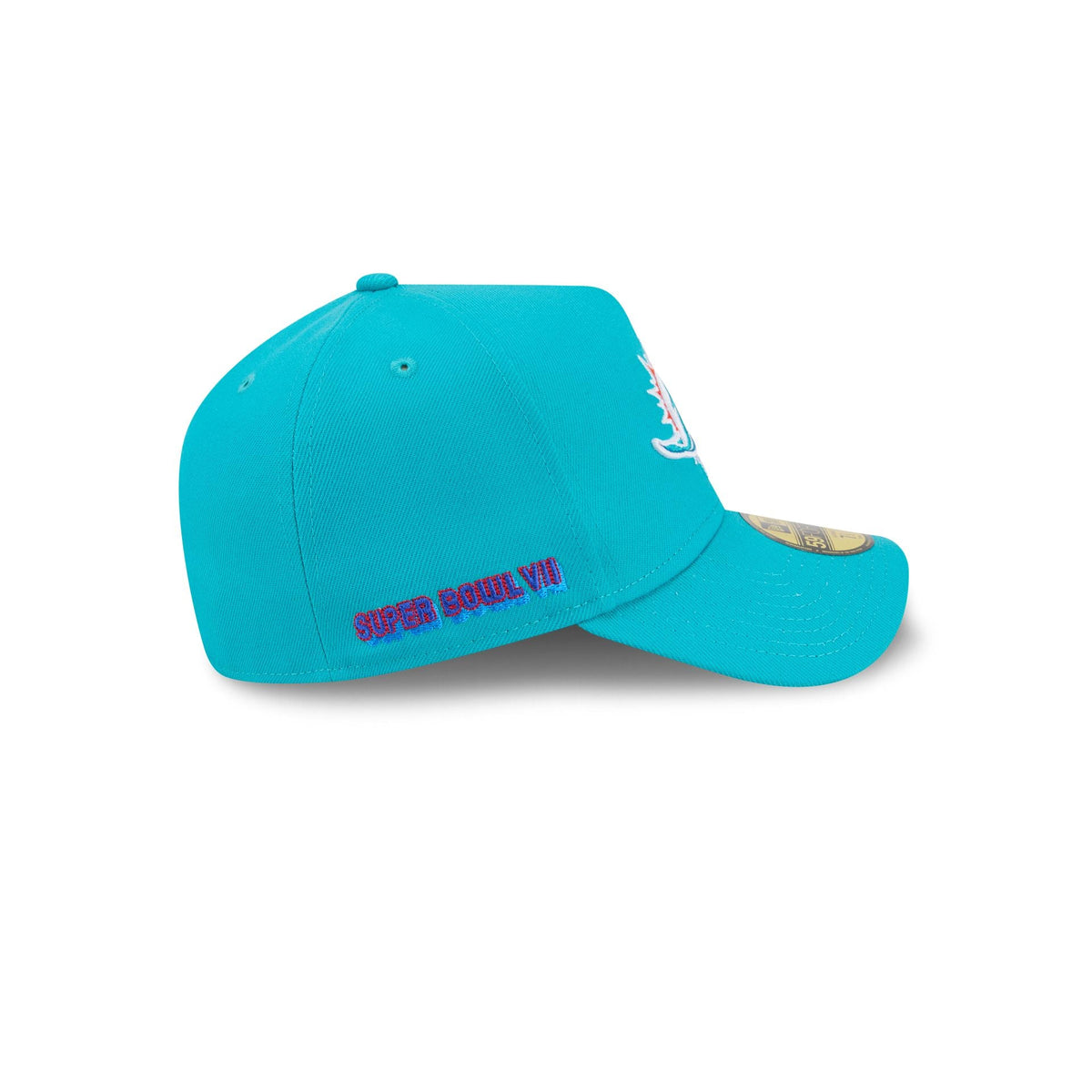 Miami Dolphins Team Side 59FORTY A-Frame Fitted Hat