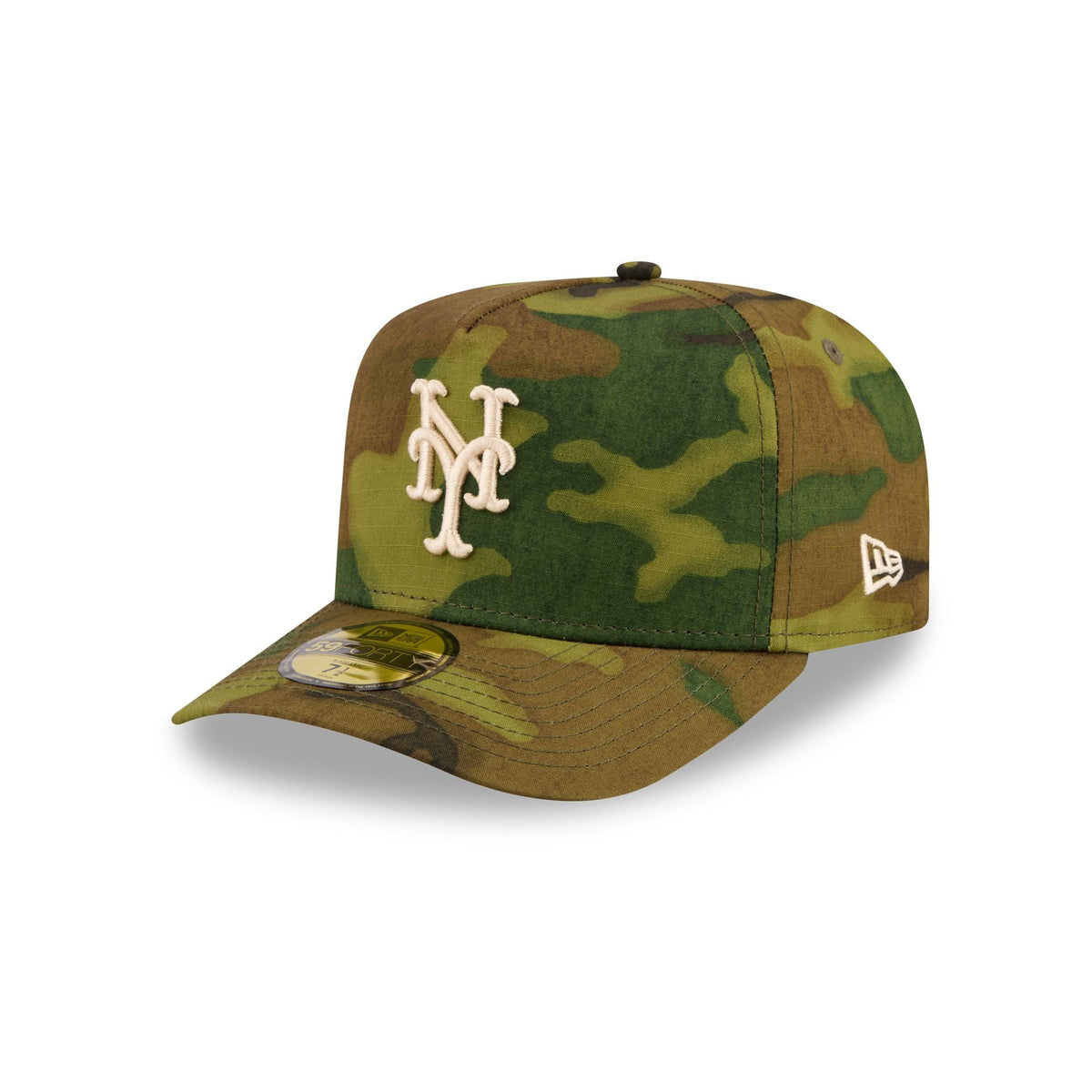 New York Mets Three Looms Ripstop Camo 59FORTY A-Frame Fitted Hat