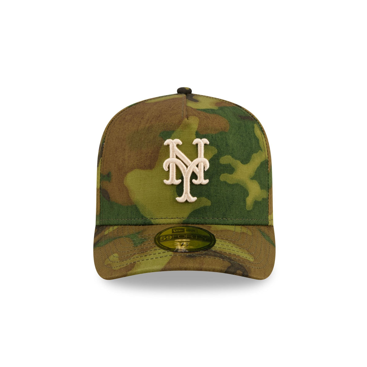 New York Mets Three Looms Ripstop Camo 59FORTY A-Frame Fitted Hat