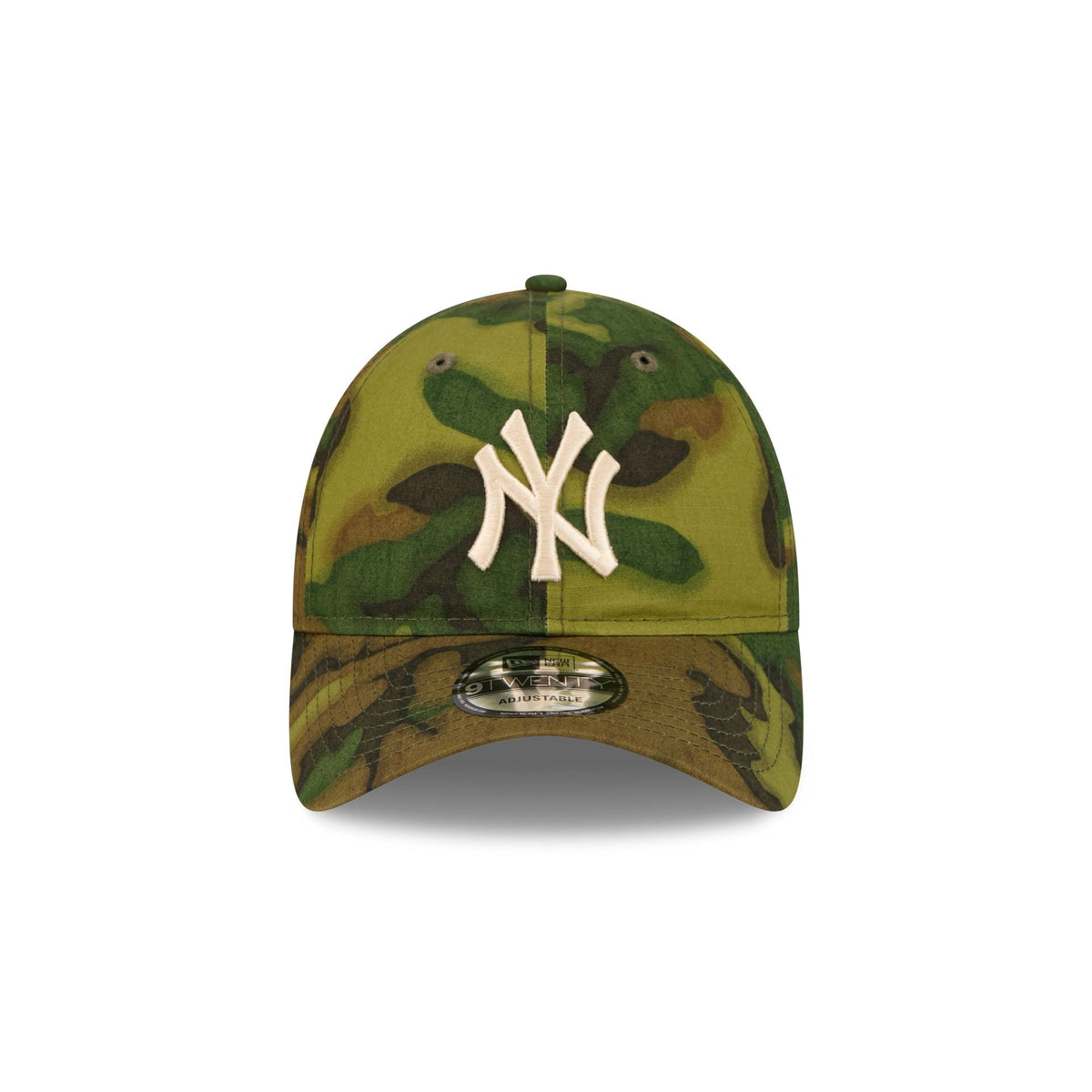 New York Yankees Three Looms Ripstop Camo 9TWENTY Adjustable Hat