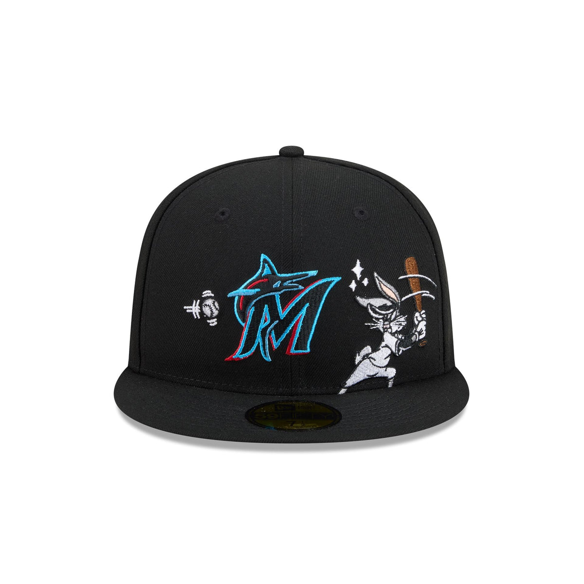 Miami Marlins Bugs Bunny Swing 59FIFTY Fitted Hat