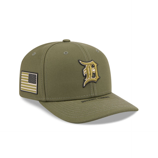 Detroit Tigers Armed Forces Day 2026 9SEVENTY Stretch-Snap Hat