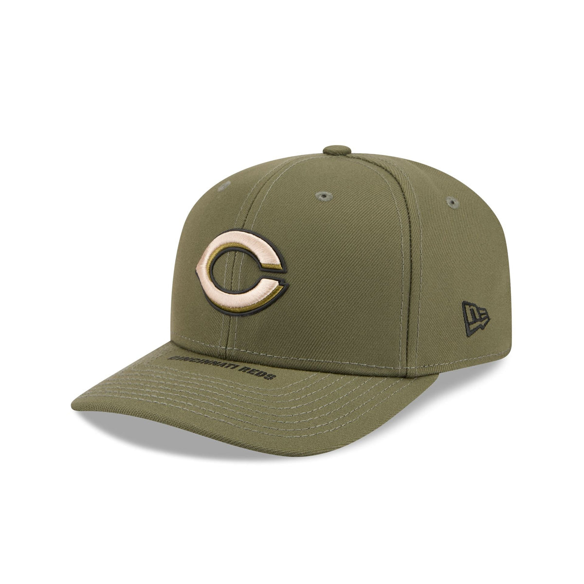 Cincinnati Reds Armed Forces Day 2026 9SEVENTY Stretch-Snap Hat