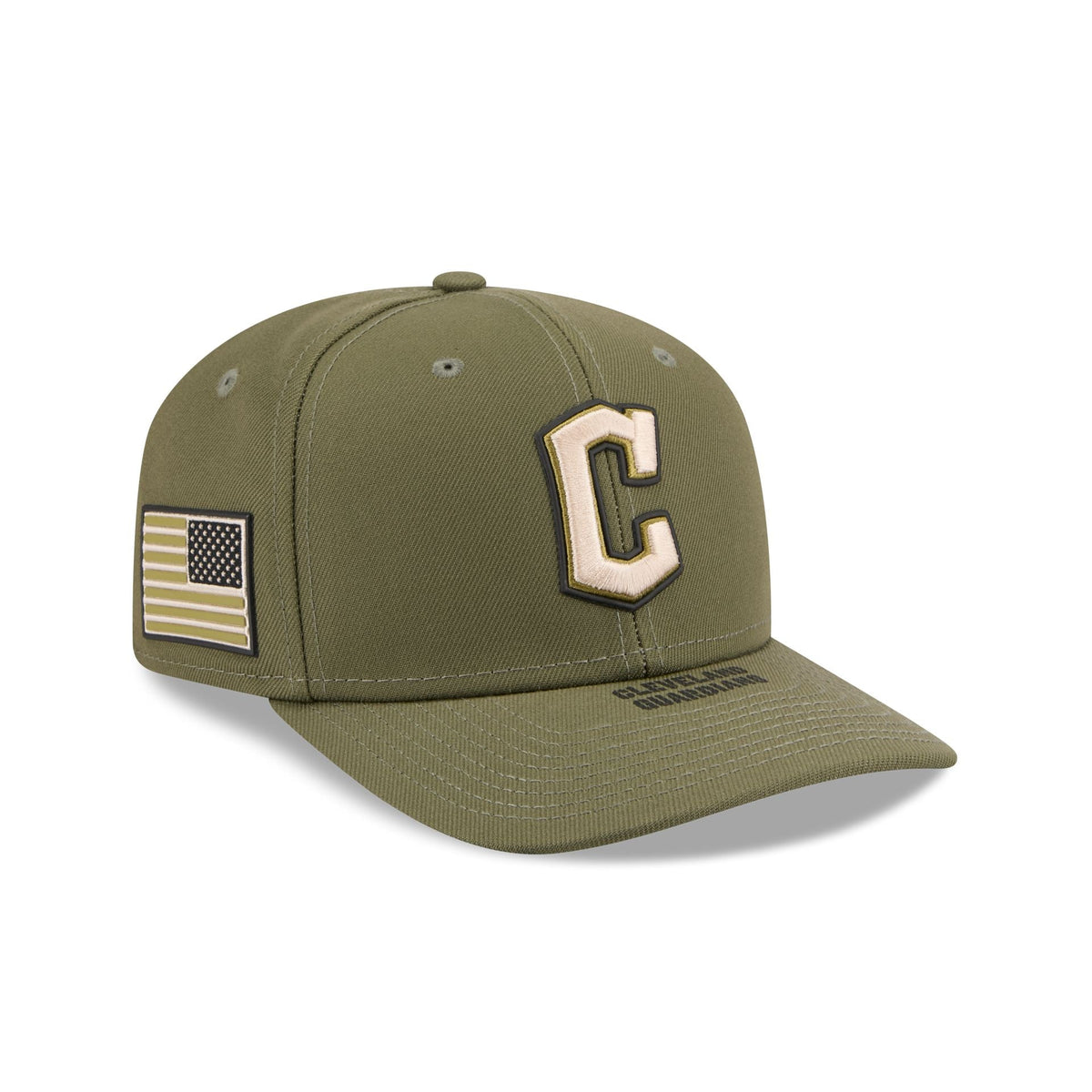 Cleveland Guardians Armed Forces Day 2026 9SEVENTY Stretch-Snap Hat