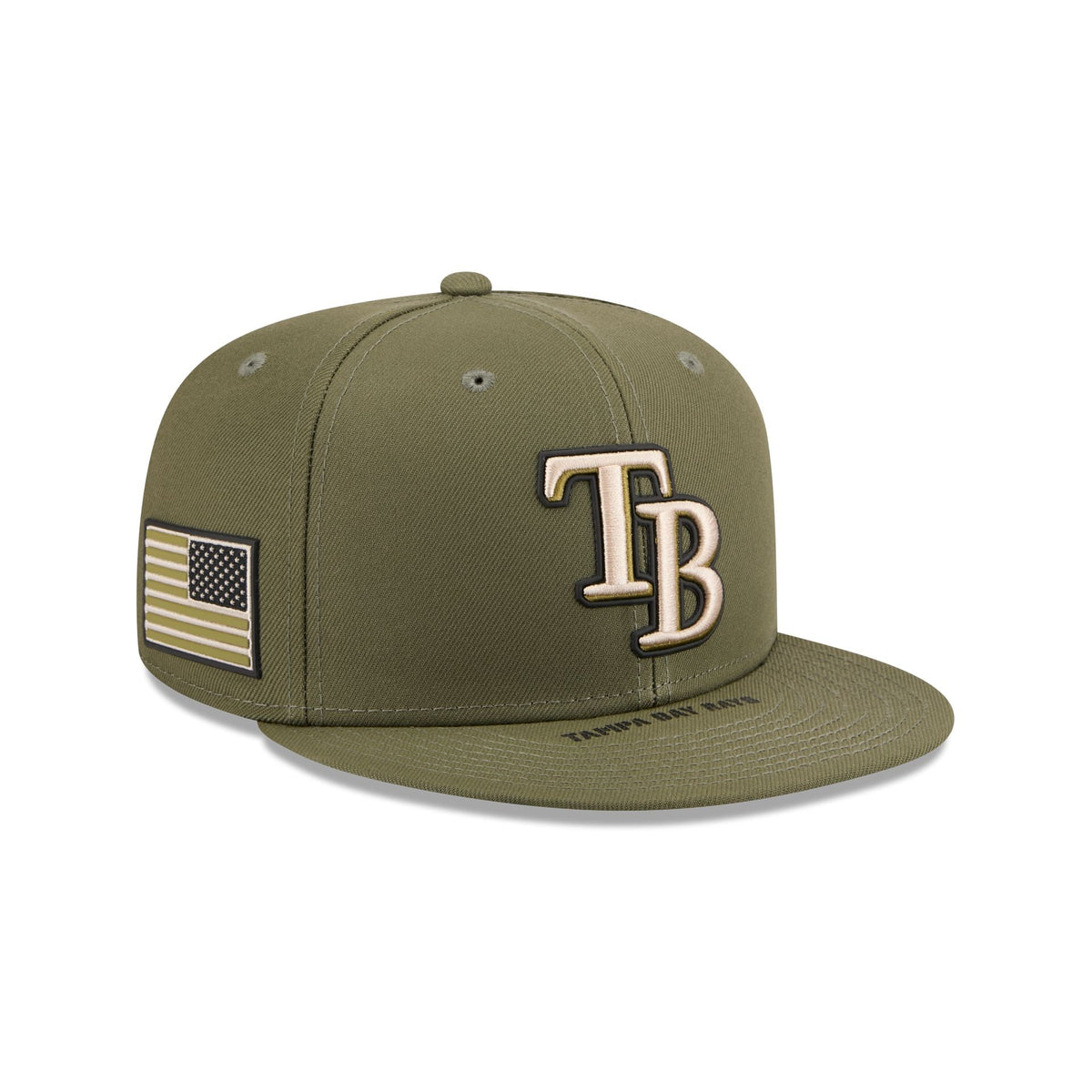 Tampa Bay Rays Armed Forces Day 2026 9FIFTY Snapback Hat