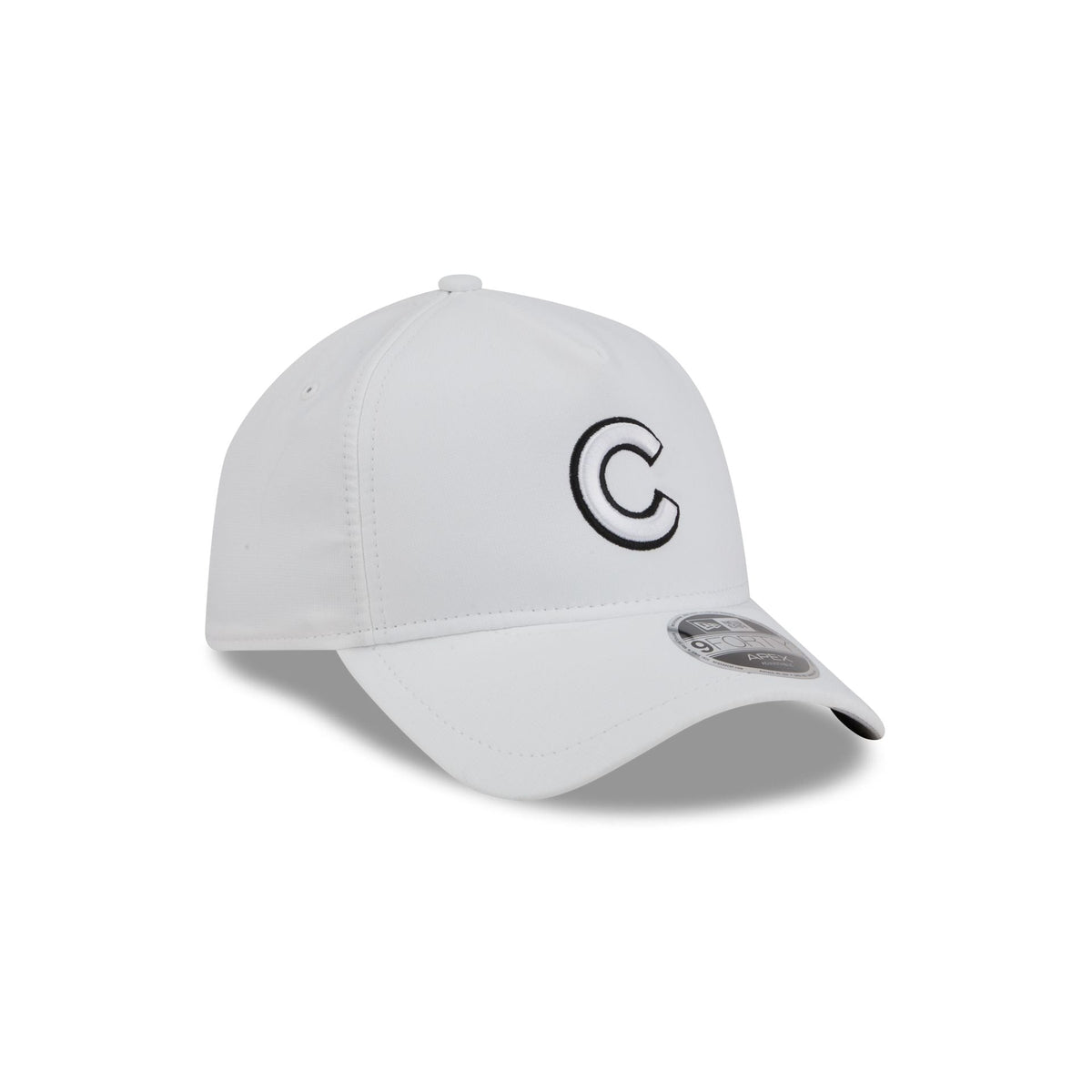 Chicago Cubs White 9FORTY APEX Snapback Hat