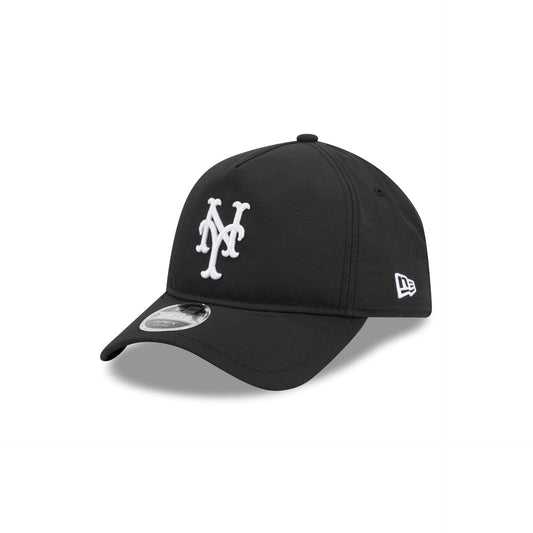 New York Mets Black 9FORTY APEX Snapback Hat